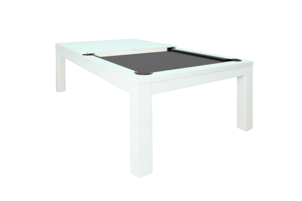 Бильярдный стол для пула "Penelope" 8 ф (белый, со столешницей)