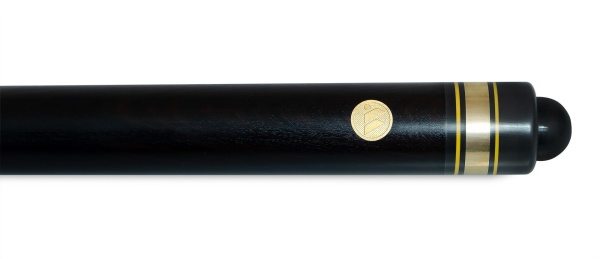 Кий для русского бильярда 1-pc "Классика" (черный граб, лимонник, граб) 30 запилов