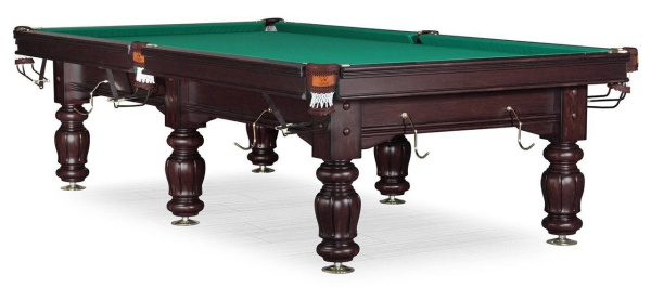 Стол / пирамида "Classic II" 10 ф массив ольхи, борта ясень (махагон)