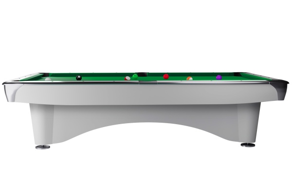 Бильярдный стол для пула "Dynamic III" 8 ф (белый)
