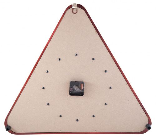 Часы настенные «Треугольник» 57 см х 52 см, деревянные